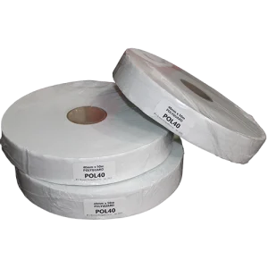 Polyguard 40mm Frametape 50m Polyester White Tape with Adhesive Backing