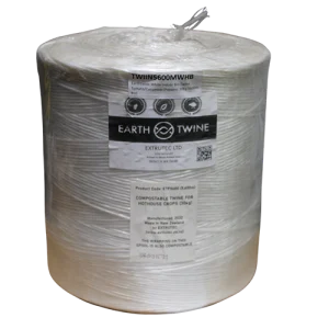 EarthTwine™ White Indoor Bio Twine Tomato,Cucumber & Peppers 30kg 5600m