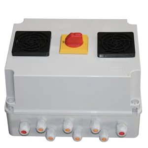 Polyrampe Dimmer Box 0.37KW 2 x 10 main switch, 6A CB